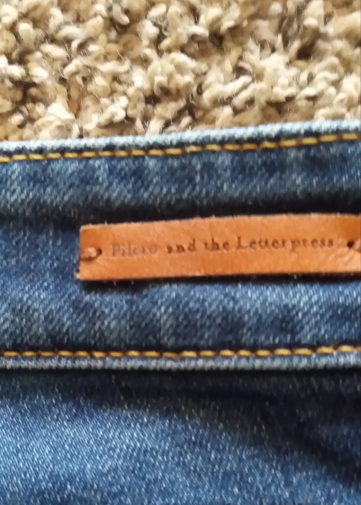 Anthropologie Pilcro Women's Script High-Rise Skinny Jean Cotton Blue Size 28 - Picture 6 of 8